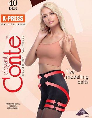 Колготки Conte elegant X-PRESS 40 XL (8С-69СП)