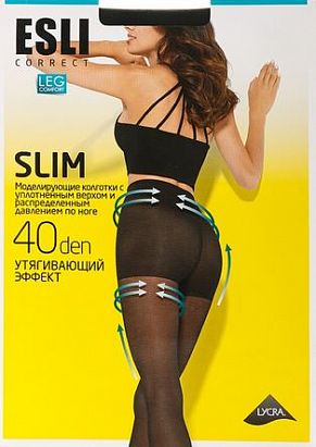 Колготки женские ESLI SLIM 40 (new) (8С-61СПЕ)